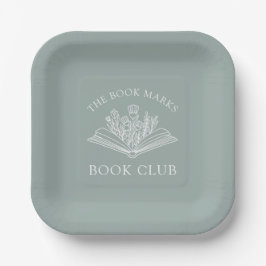 Book Club Name Personalized  ペーパープレート