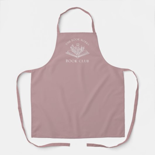 Book Club Name Personalized All-Over Print Apron エプロン (正面)