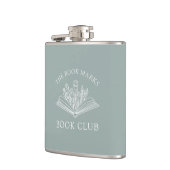 Book Club Name Personalized Gift Favor フラスク (左)