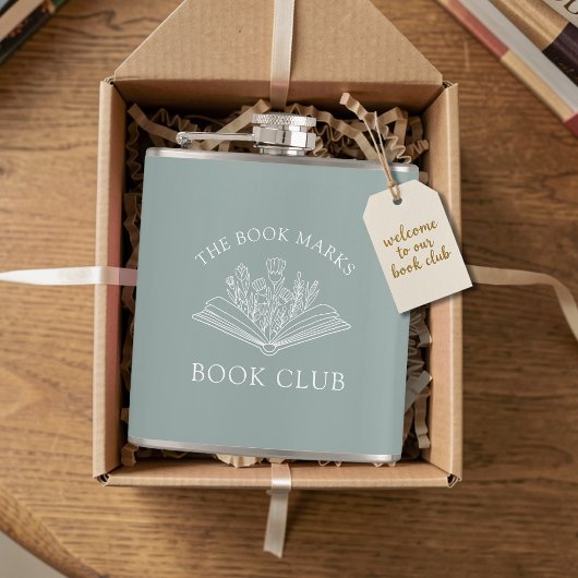 Book Club Name Personalized Gift Favor フラスク