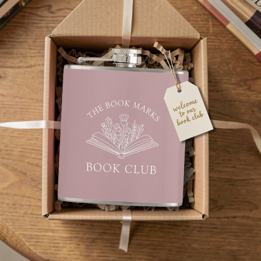 Book Club Name Personalized Gift Favor フラスク