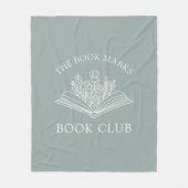 Book Club Name Personalized Member's Favor Gift フリースブランケット (正面)