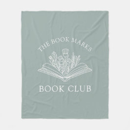 Book Club Name Personalized Member's Favor Gift フリースブランケット