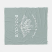 Book Club Name Personalized Member's Favor Gift フリースブランケット (正面(横))