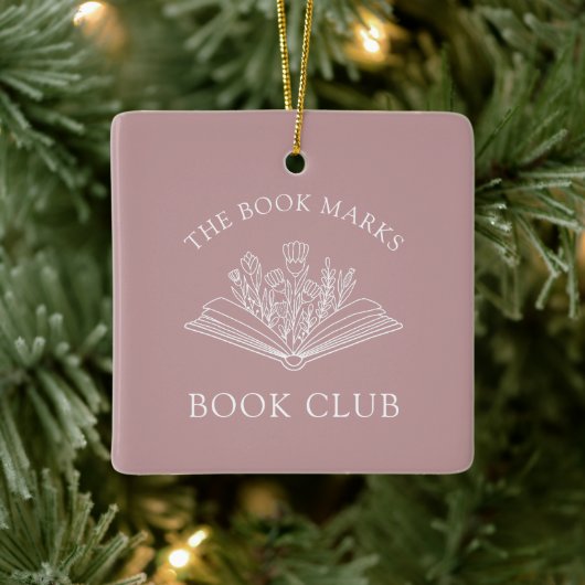 Book Club Name Personalized Ornament セラミックオーナメント (ツリー)