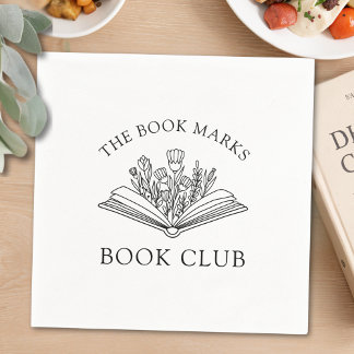 Book Club Name Personalized Party スタンダードカクテルナプキン
