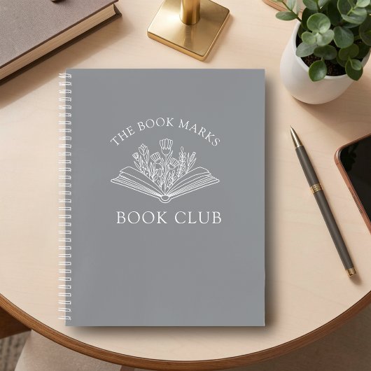 Book Club Name Personalized Spiral Notebook  ノートブック
