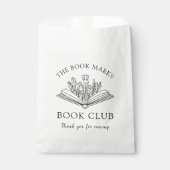 Book Club Name Personalized Thank You フェイバーバッグ (正面)