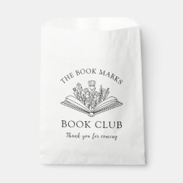 Book Club Name Personalized Thank You フェイバーバッグ