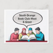 Book Club Open Invitation Customizable ポストカード (正面)