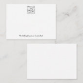 Book Club Personalized Correspondence ノートカード (正面/裏面)