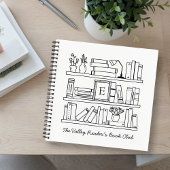 Book Club Personalized Gift Spiral Notebook ノートブック