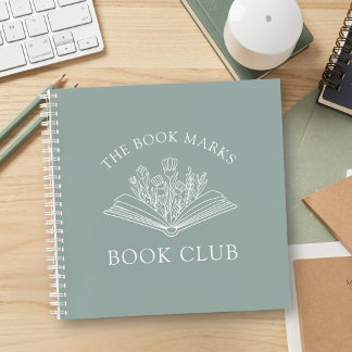 Book Club Personalized Name Gift Spiral Notebook ノートブック