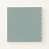 Book Club Personalized Name Gift Spiral Notebook ノートブック (裏面)