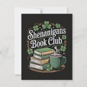 Book Club St Patricks Day 案内状 (正面)