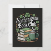 Book Club St Patricks Day 案内状 (裏面)