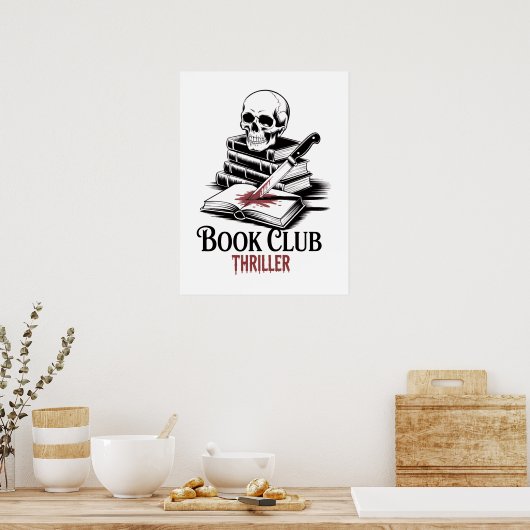 Book Club Thriller ポスター (キッチン)
