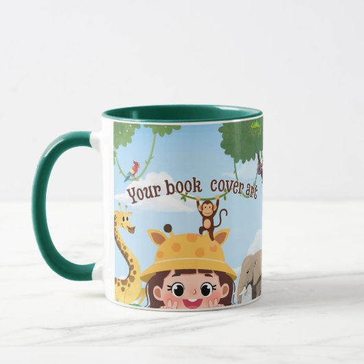 Book Cover | Author Book Launch Promotional マグカップ (左)