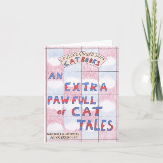 Book Cover Extra Pawfull Cat Tales Tails Stories カード (正面)