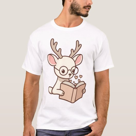 Book Deer Tシャツ (正面)