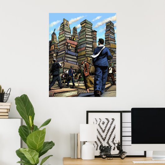 Book Fair Poster ポスター (ホームオフィス)