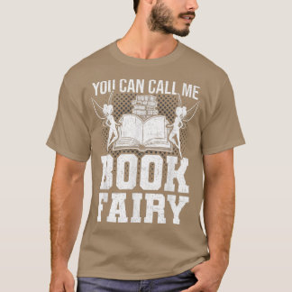 Book Fairy Librarian Book Lovers R Tシャツ