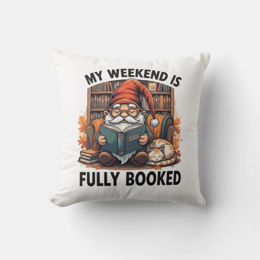 Book gnome design クッション (正面)