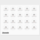 Book Hoarder So Many Pages So Little Time Sticker ラウンドシール (シート)