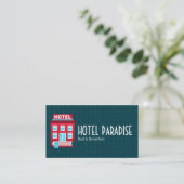 Book Hotel Logo | Bed Breakfast 名刺 (スタンド正面)