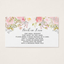 Book In Layter Cards水彩花