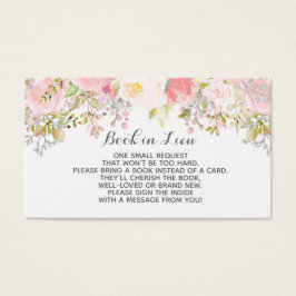 Book In Layter Cards水彩花