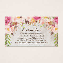 Book In Layter Cards水彩花