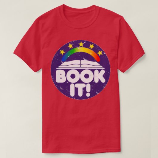 BOOK IT幼少期レトロ80sメンズウーメン1 Tシャツ (デザイン正面)