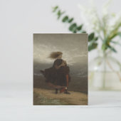 Book Johnson'sの絵画女の子 ポストカード (スタンド正面)