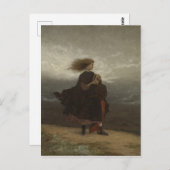 Book Johnson'sの絵画女の子 ポストカード (正面/裏面)