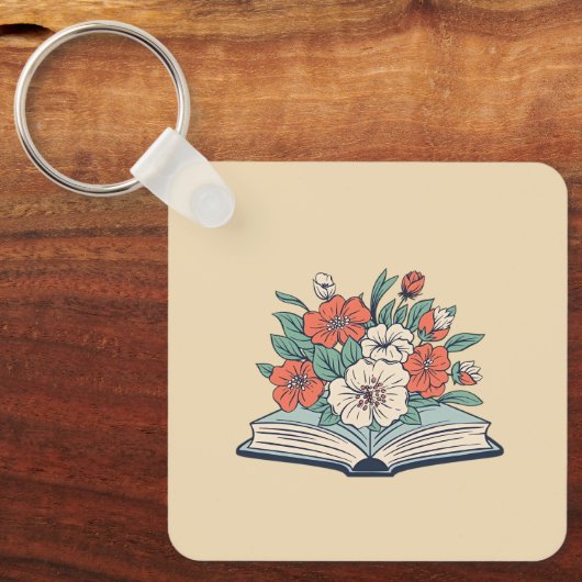 Book Keychain キーホルダー (正面)