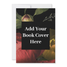 Book Launch Annement Mailing Displayフラットカード