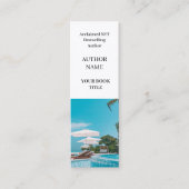 Book Launch | Author Mini Promotional Design スキニー名刺 (正面)