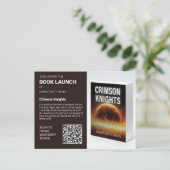 Book Launch Author Promo Photo QR Code ポストカード (スタンド正面)