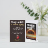 Book Launch Author Signing Promotional Marketing ポストカード (スタンド正面)
