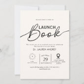 Book Launch Invitation 招待状 (正面)