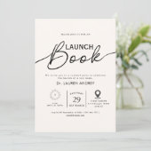 Book Launch Invitation 招待状 (スタンド正面)