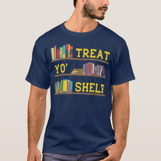 Book Libraryブックワームの本の愛好家 Tシャツ