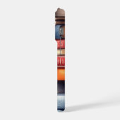 Book Lover Bookstack Personalized iPhoneケース (左側面)