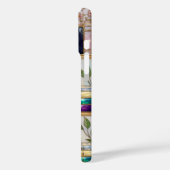 Book Lover Floral Bookshelf iPhone Case Case-Mate iPhoneケース (裏面 / 左)