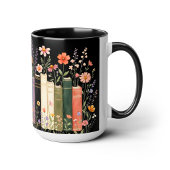 Book Lover Floral Mug モーフィングマグカップ