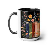 Book Lover Floral Mug モーフィングマグカップ