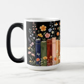 Book Lover Floral Mug モーフィングマグカップ (左)