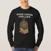 Book Lover for Life_5 Tシャツ (正面)