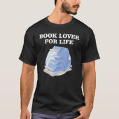 Book Lover for Life_8 Tシャツ (正面)